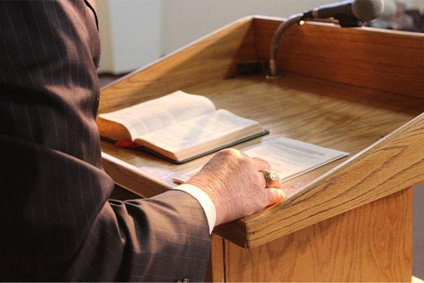 Bible teaching at Crown Valley Community Church